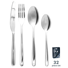 32 Piece Tablekraft Aero Dawn Stainless Steel Cutlery Set